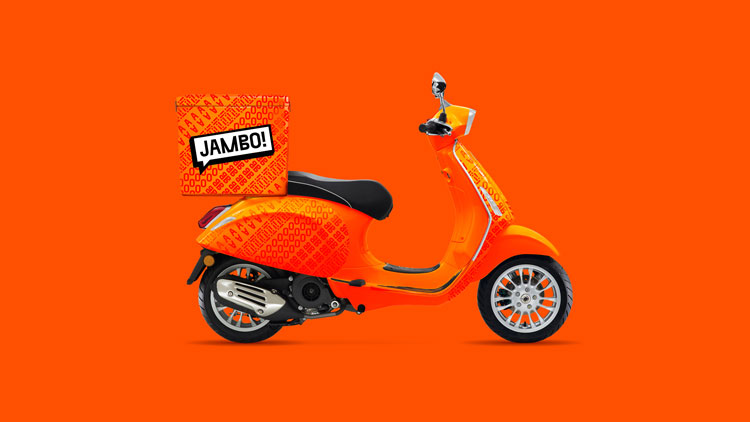 倫敦Jambo餐飲外賣初創(chuàng)企業(yè)“對話式”品牌形象塑造，logo設計