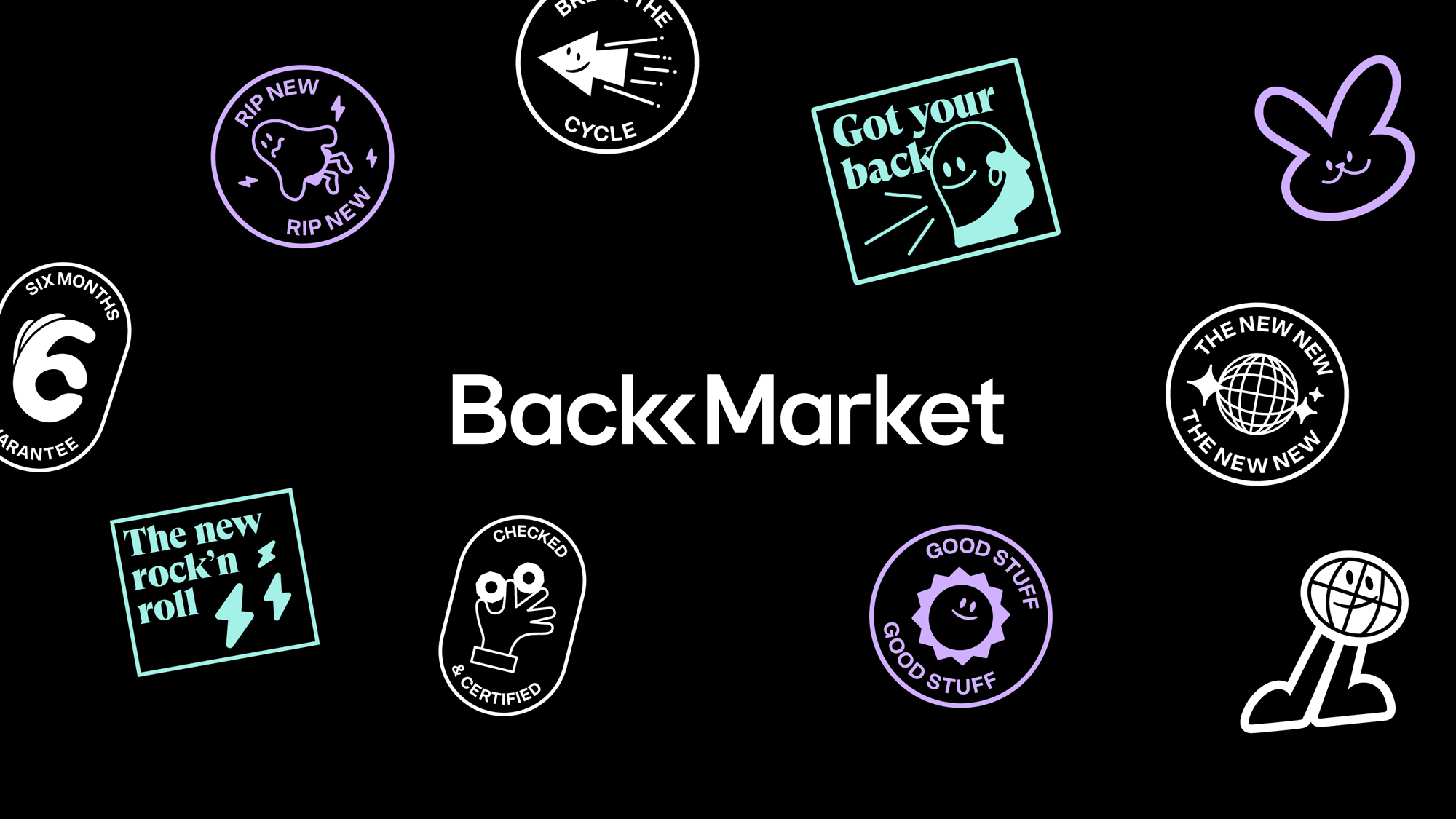 Back Market電子設(shè)備翻新服務(wù)商公司vi設(shè)計(jì)，圖標(biāo)設(shè)計(jì)